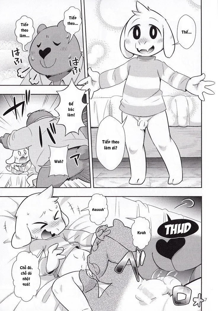 HentaiVN.net - Ảnh 6 - Seijino Obenkyou (Undertale) [STUDY OF XXXXX] - Chap 1