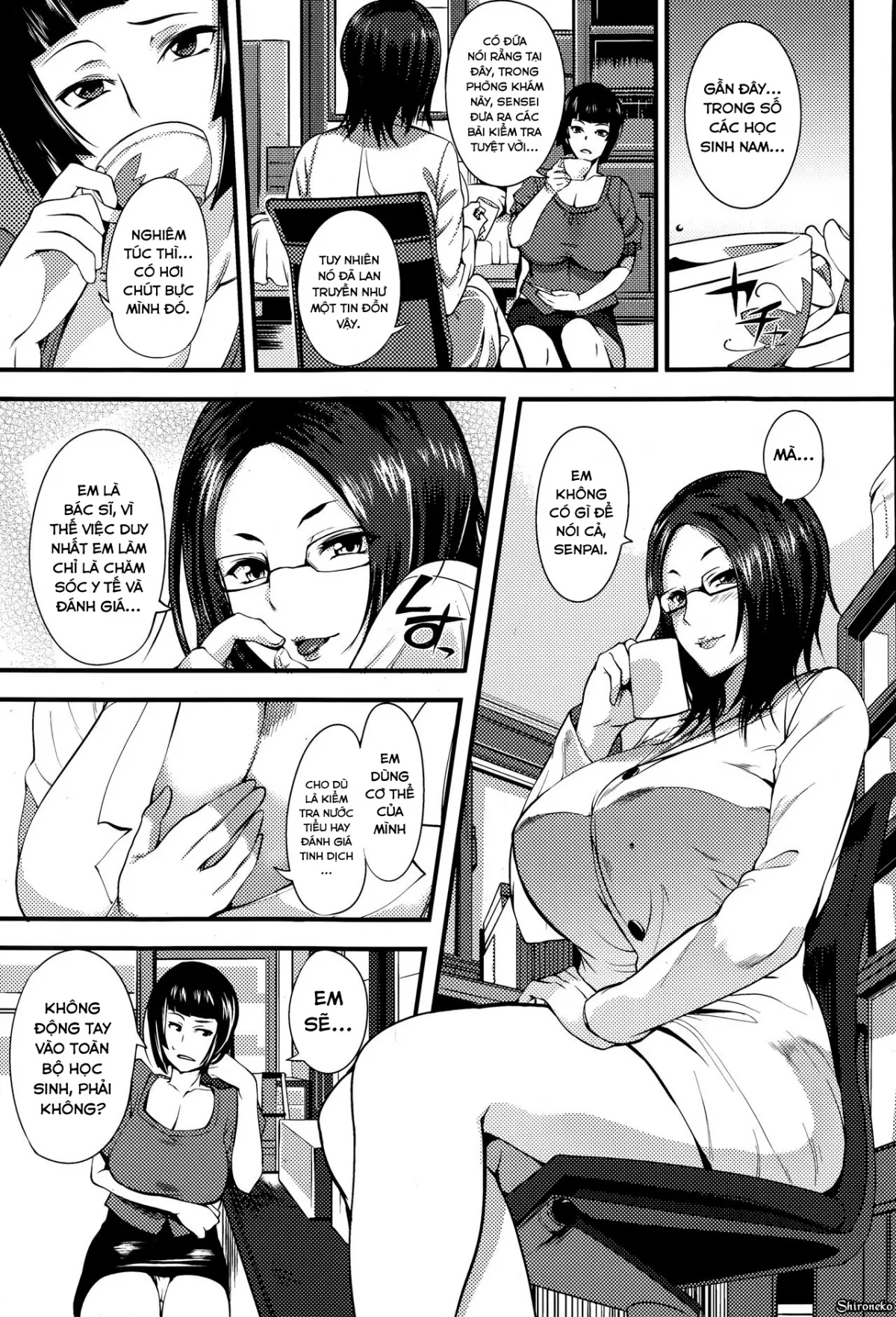 HentaiVN.net - Ảnh 6 - Hoken no Sensei no Shinsatsu - Chap 1