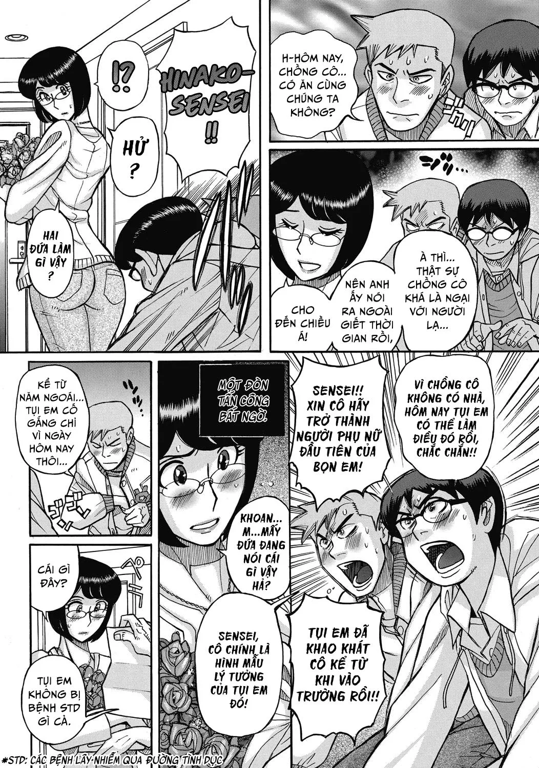 HentaiVN.net - Ảnh 4 - Sensei! SEX Sasete Kudasai! [Teacher! Let's Have Sex Please!; Teacher! Let’s have sex please!] - Chap 1