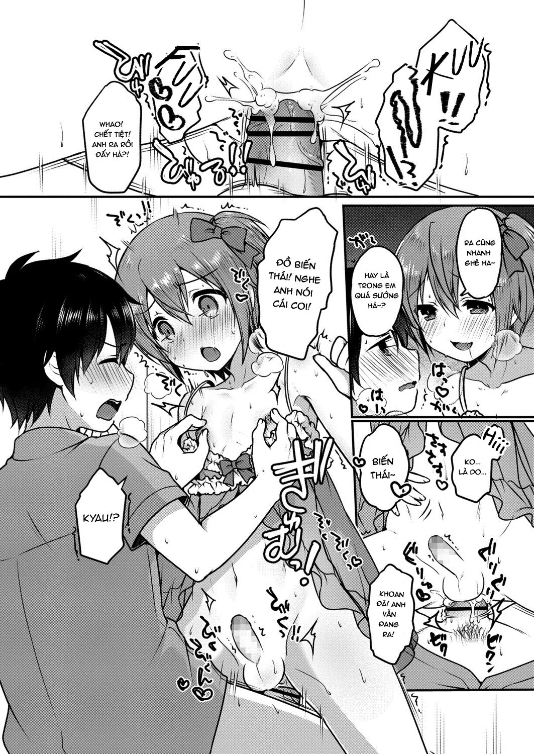 HentaiVN.net - Ảnh 13 - Onaji Ana no Kyoudai? - Chap 1