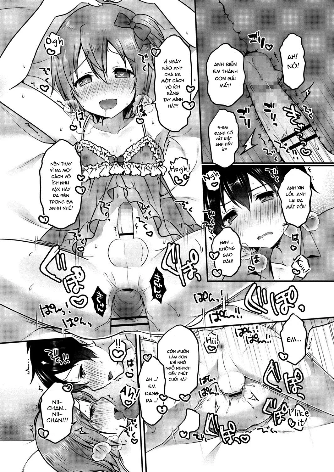 HentaiVN.net - Ảnh 15 - Onaji Ana no Kyoudai? - Chap 1