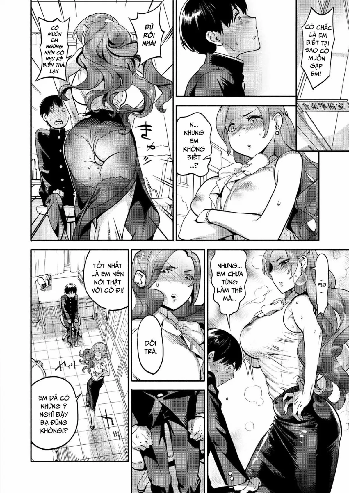 HentaiVN.net - Ảnh 15 - Bí mật của cô giáo dâm đãng [The Female Teacher’s Secret NTR Fetish; Onna Kyoushi no Hisoka na Netorare Ganbou] - Chap 1