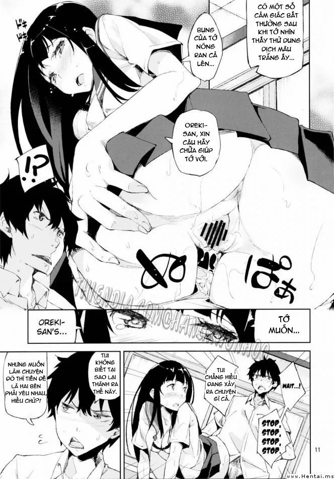 HentaiVN.net - Ảnh 6 - Oishii Amazake Recipe (Hyouka) - Chap 1