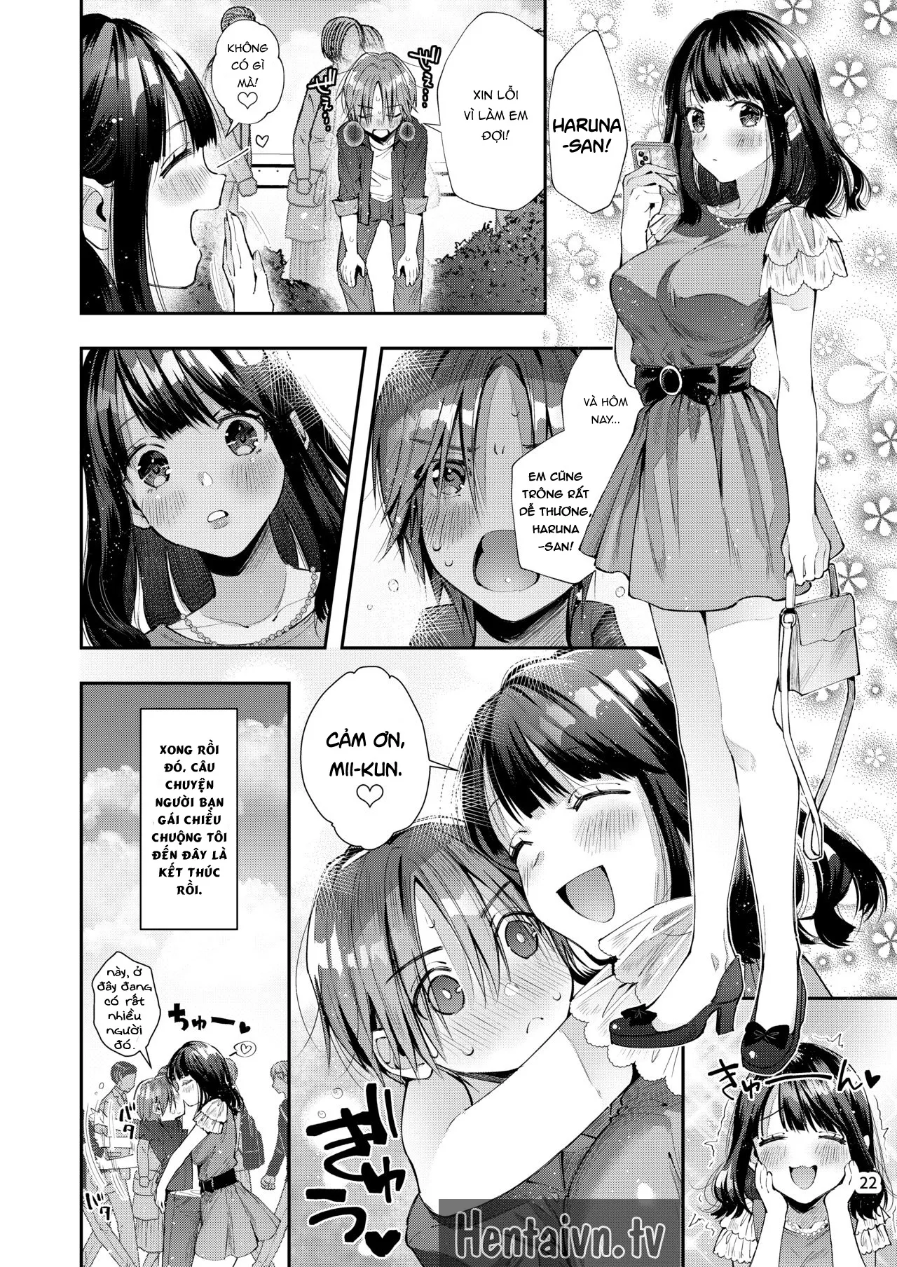 HentaiVN.net - Ảnh 23 - Hạnh phúc bên tình yêu của tôi [Chuu Kono Hon wa Chou Amayakashite Kureru Onee-san to Ichaicha shika Shimasen] - Chap 1