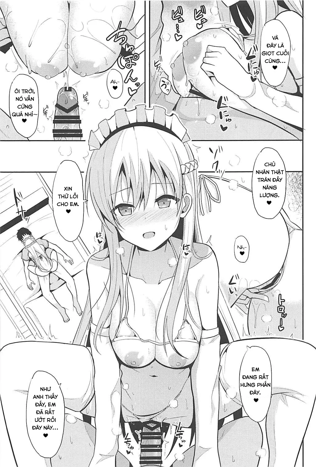 HentaiVN.net - Ảnh 10 - Đêm tân hôn với Belfast (Azur Lane) [Belfast to Kekkon Shoya; ベルファストとケッコン初夜] - Chap 1