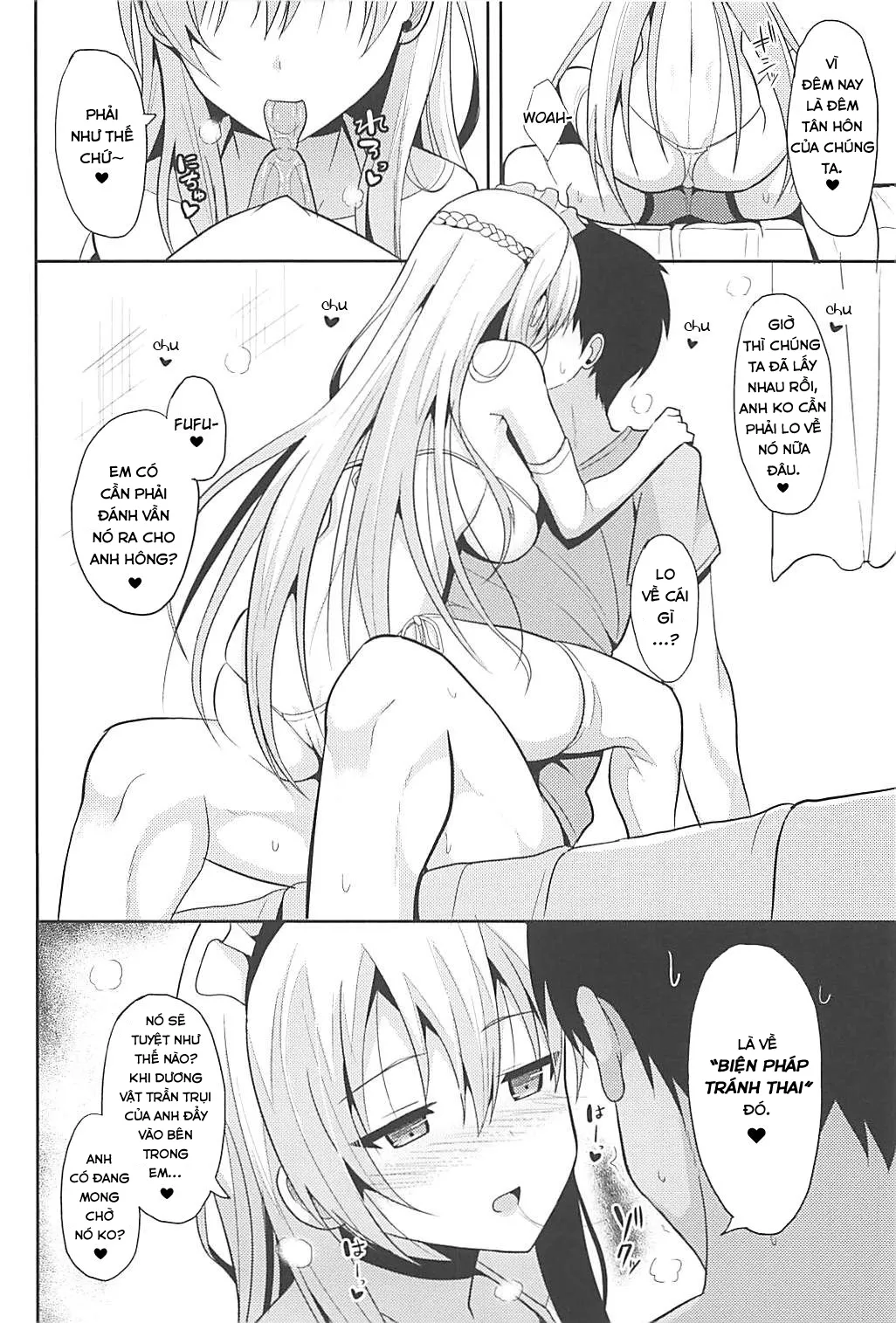 HentaiVN.net - Ảnh 5 - Đêm tân hôn với Belfast (Azur Lane) [Belfast to Kekkon Shoya; ベルファストとケッコン初夜] - Chap 1