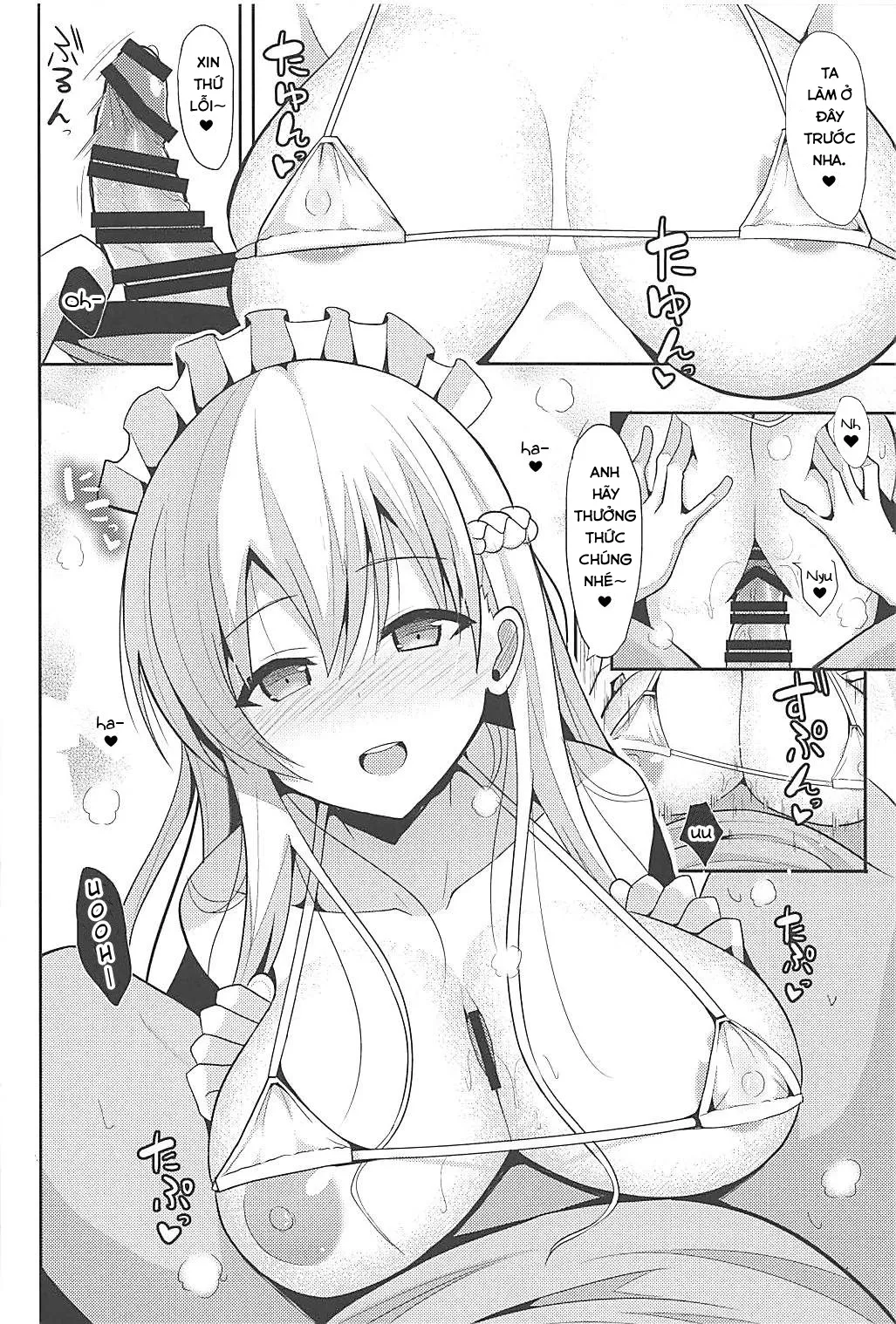 HentaiVN.net - Ảnh 7 - Đêm tân hôn với Belfast (Azur Lane) [Belfast to Kekkon Shoya; ベルファストとケッコン初夜] - Chap 1