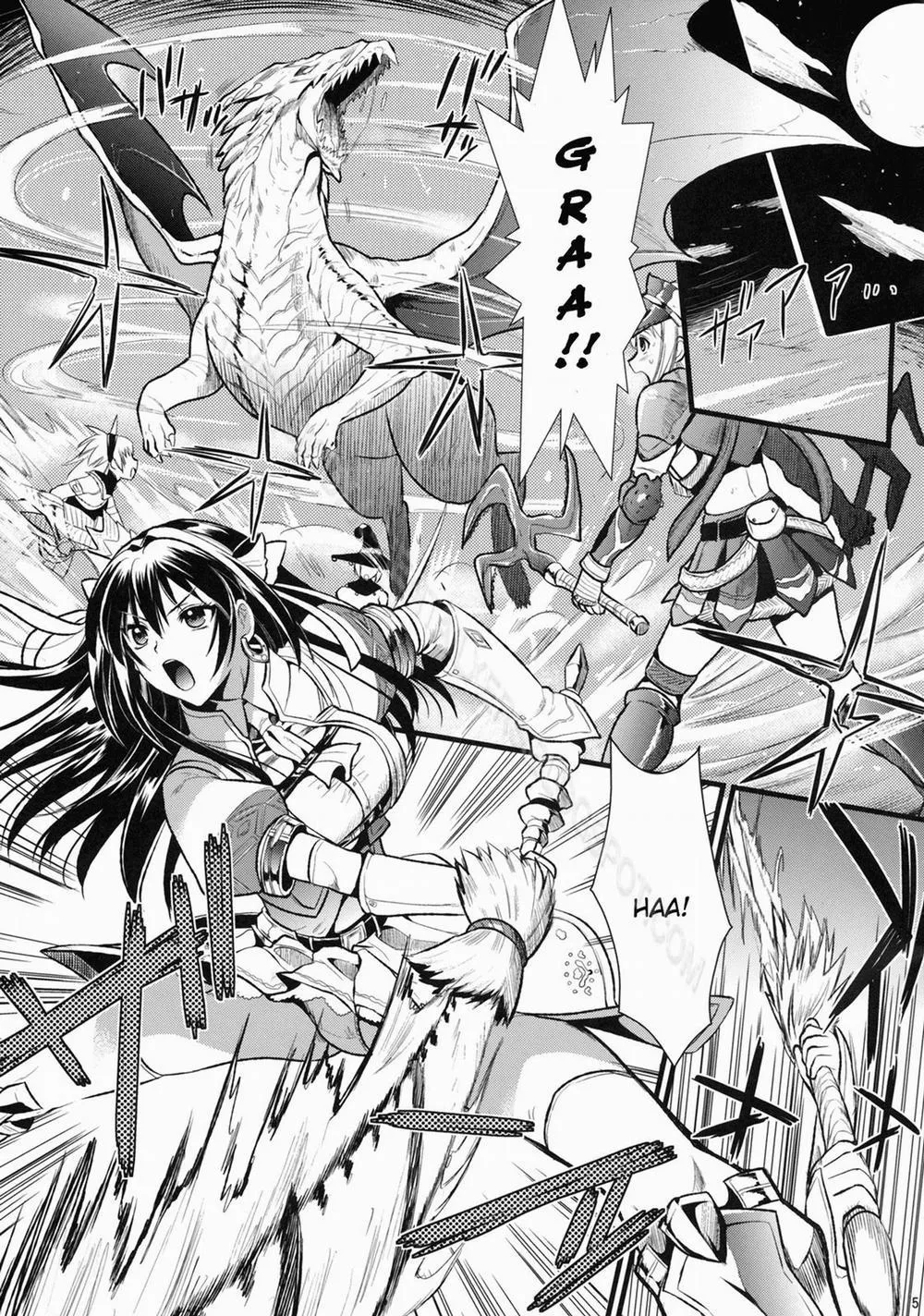 HentaiVN.net - Ảnh 4 - Shujou Seikou (Monster Hunter) - Chap 1