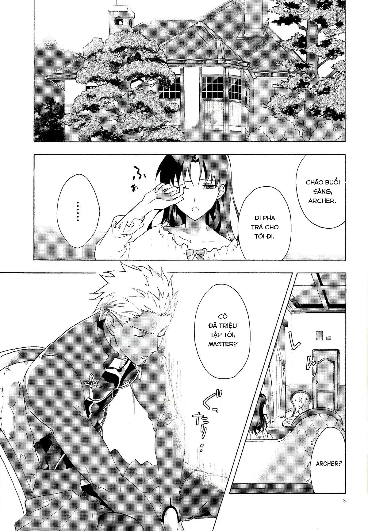 HentaiVN.net - Ảnh 3 - Oubou to Onjou no Shujuu Ai (Fate/stay night) [横暴と恩情の主従愛 (Fate/stay night)] - Chap 1