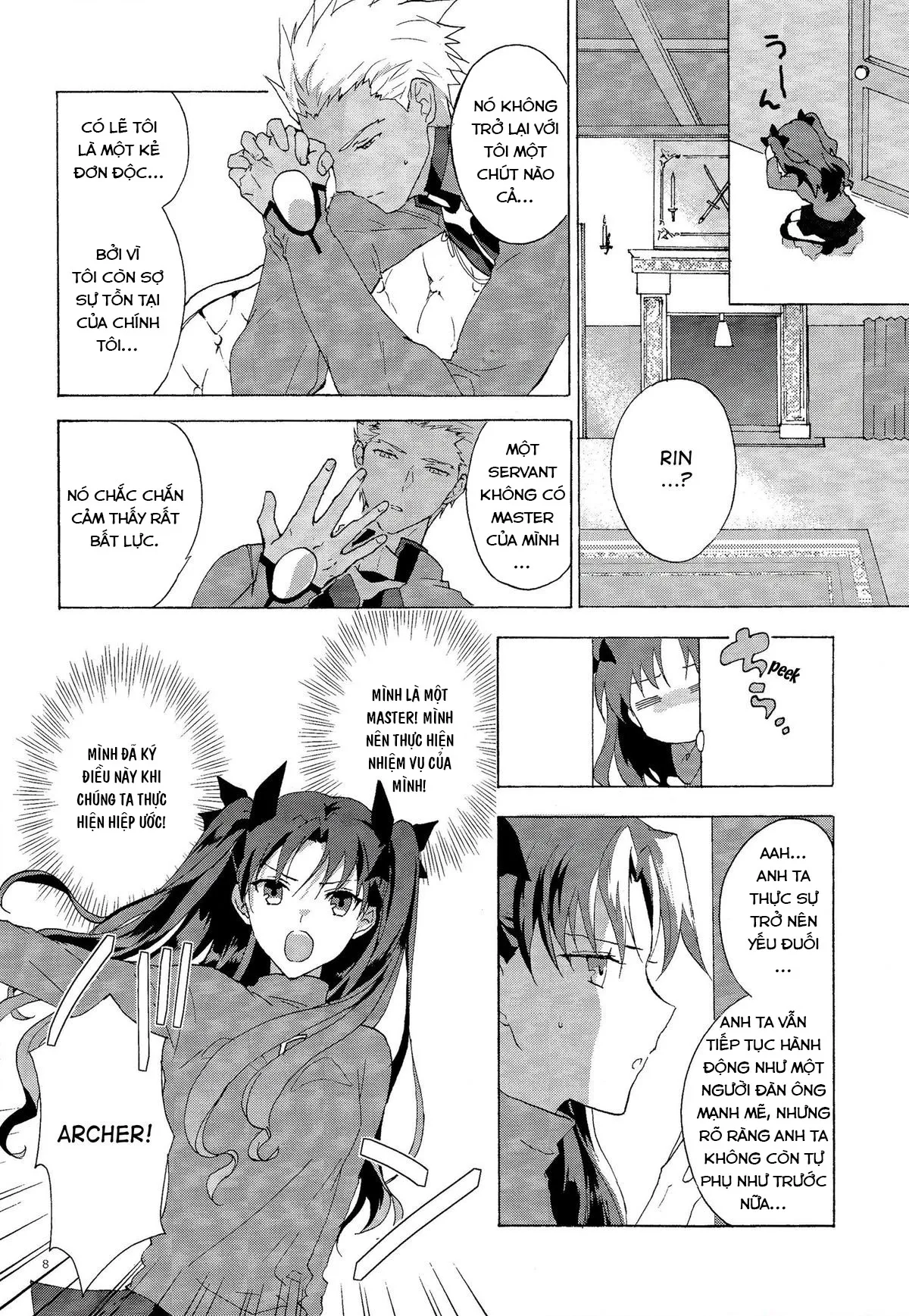 HentaiVN.net - Ảnh 6 - Oubou to Onjou no Shujuu Ai (Fate/stay night) [横暴と恩情の主従愛 (Fate/stay night)] - Chap 1