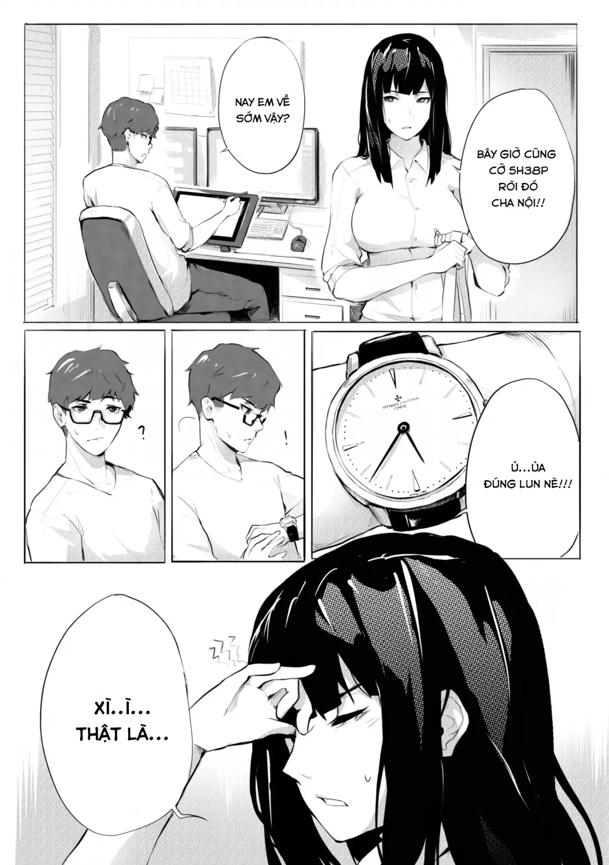 HentaiVN.net - Ảnh 4 - Sau Một Ngày Thứ 2 Mệt Mỏi [After Hours] - Chap 1