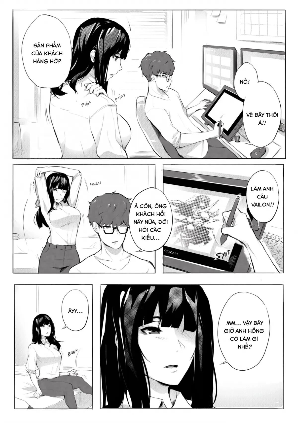 HentaiVN.net - Ảnh 5 - Sau Một Ngày Thứ 2 Mệt Mỏi [After Hours] - Chap 1