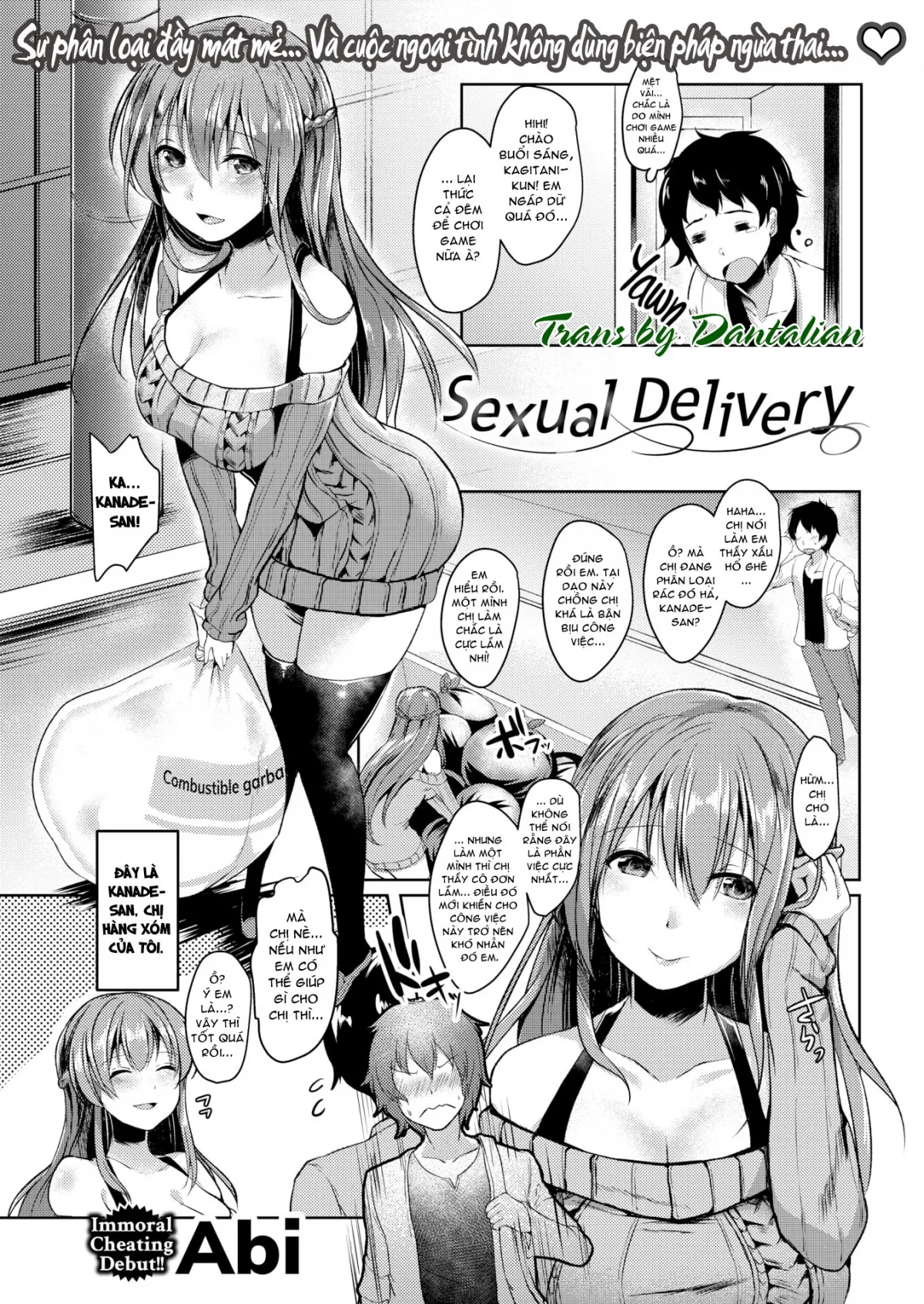 HentaiVN.net - Ảnh 2 - Sexual Delivery - Chap 1