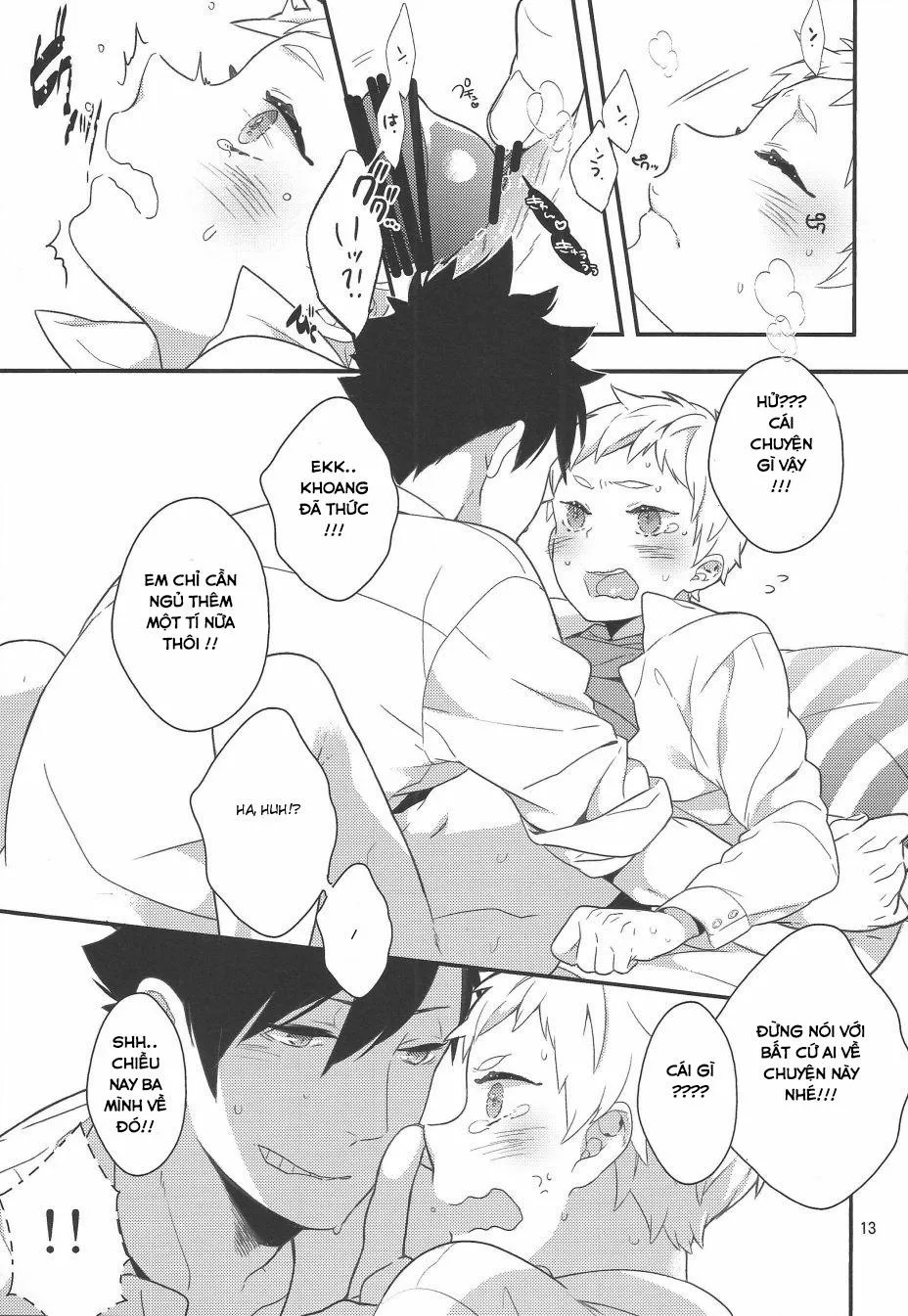 HentaiVN.net - Ảnh 12 - Neteiru Yaku-kun ni Ecchi na Itazura o suru Hon (Haikyuu!!) - Chap 1