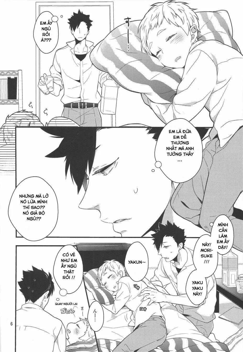 HentaiVN.net - Ảnh 5 - Neteiru Yaku-kun ni Ecchi na Itazura o suru Hon (Haikyuu!!) - Chap 1