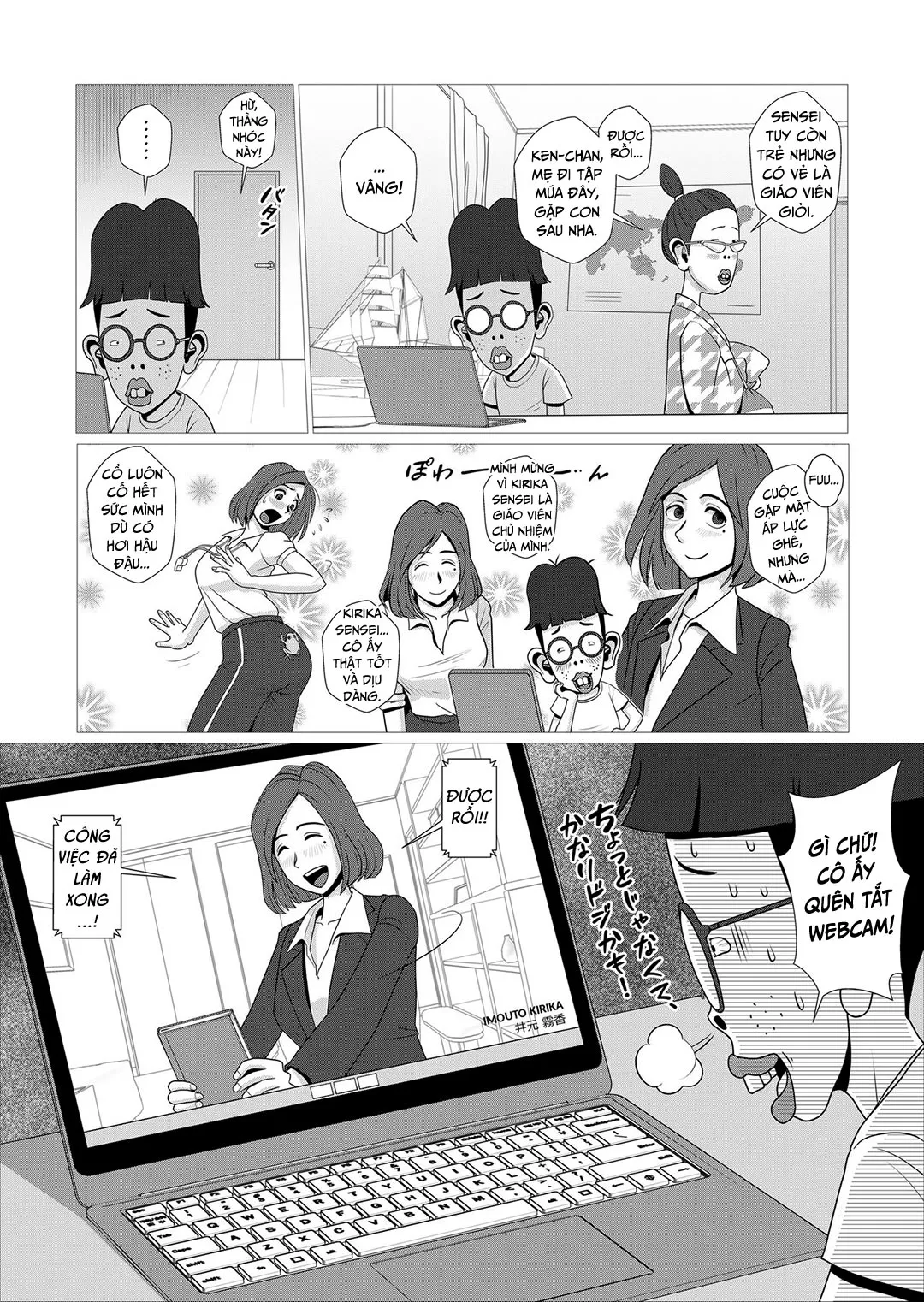 HentaiVN.net - Ảnh 4 - Sense Forgot To Turn Off Her Webcam [Remote Camera o Kiriwasureta dake nanoni] - Chap 1