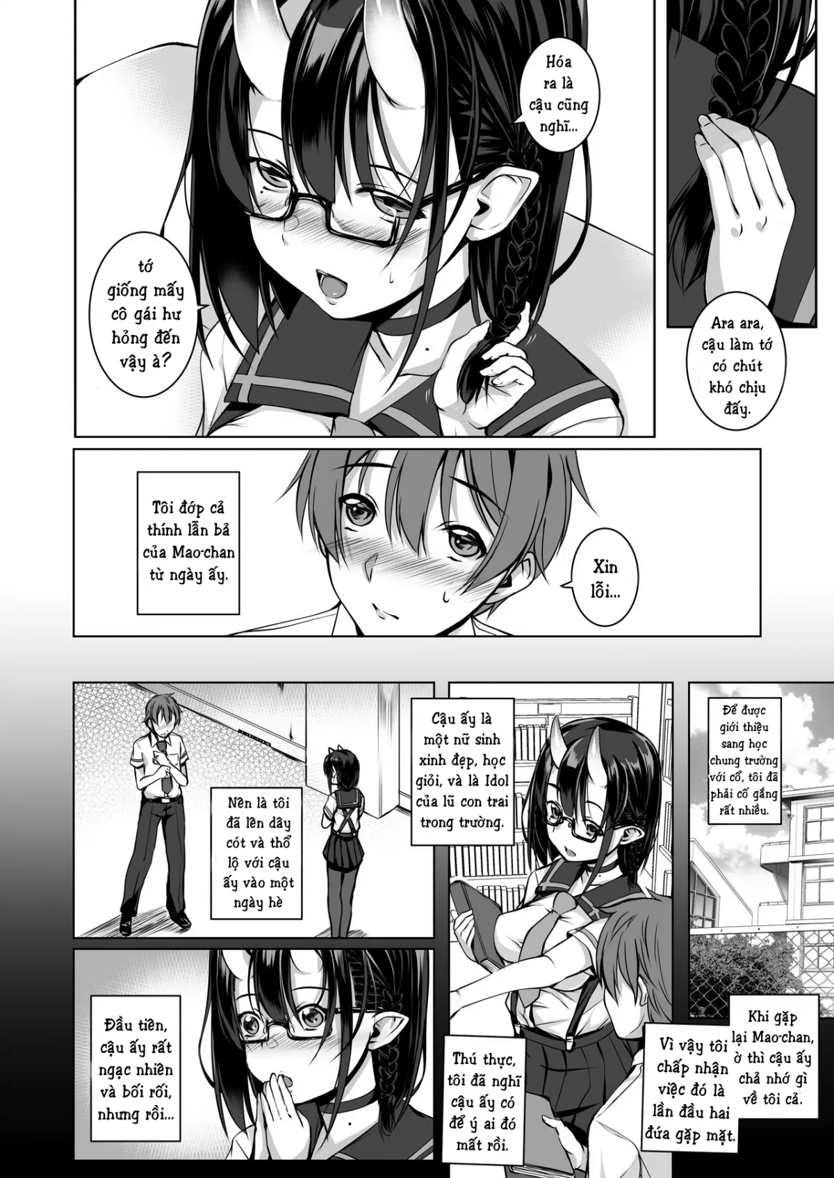 HentaiVN.net - Ảnh 6 - Cậu có thích một cô gái dâm đãng như tớ không? [Ikenai Ko demo, Suki de Ite Kuremasu ka, Do you really like such a naughty girl like me] - Chap 1