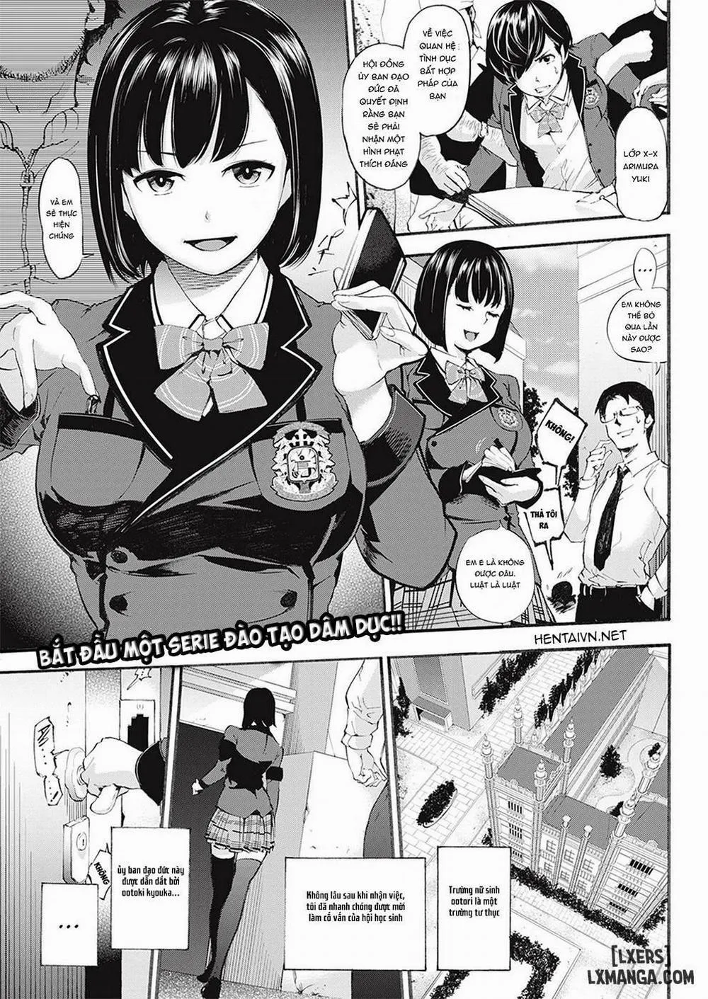 HentaiVN.net - Ảnh 1 - Private! Ootori Academy Executors - Chap 1