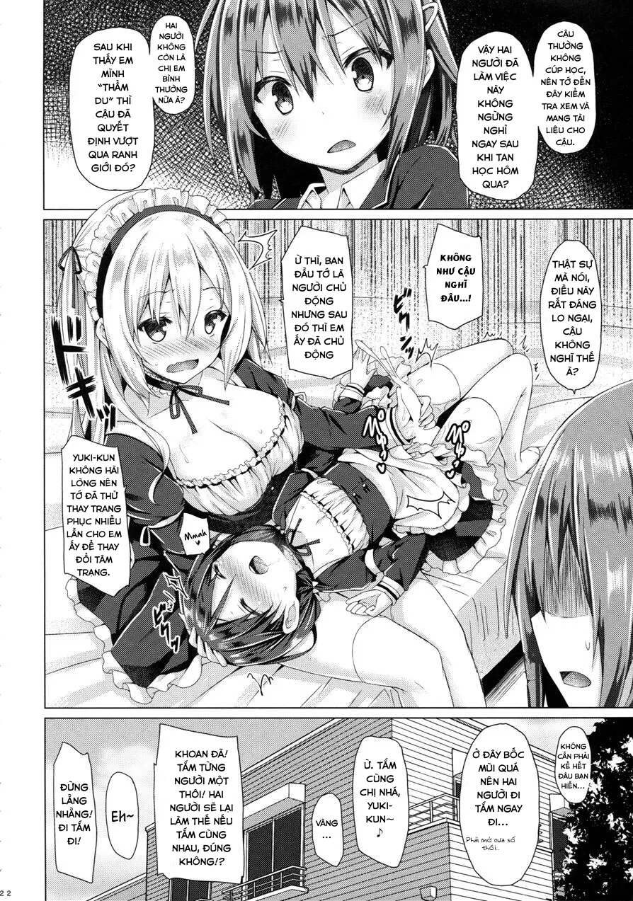HentaiVN.net - Ảnh 18 - Onee-chan ga Otouto no xxx na Osewa o Suru no wa Gimu nandesu. - Chap 1