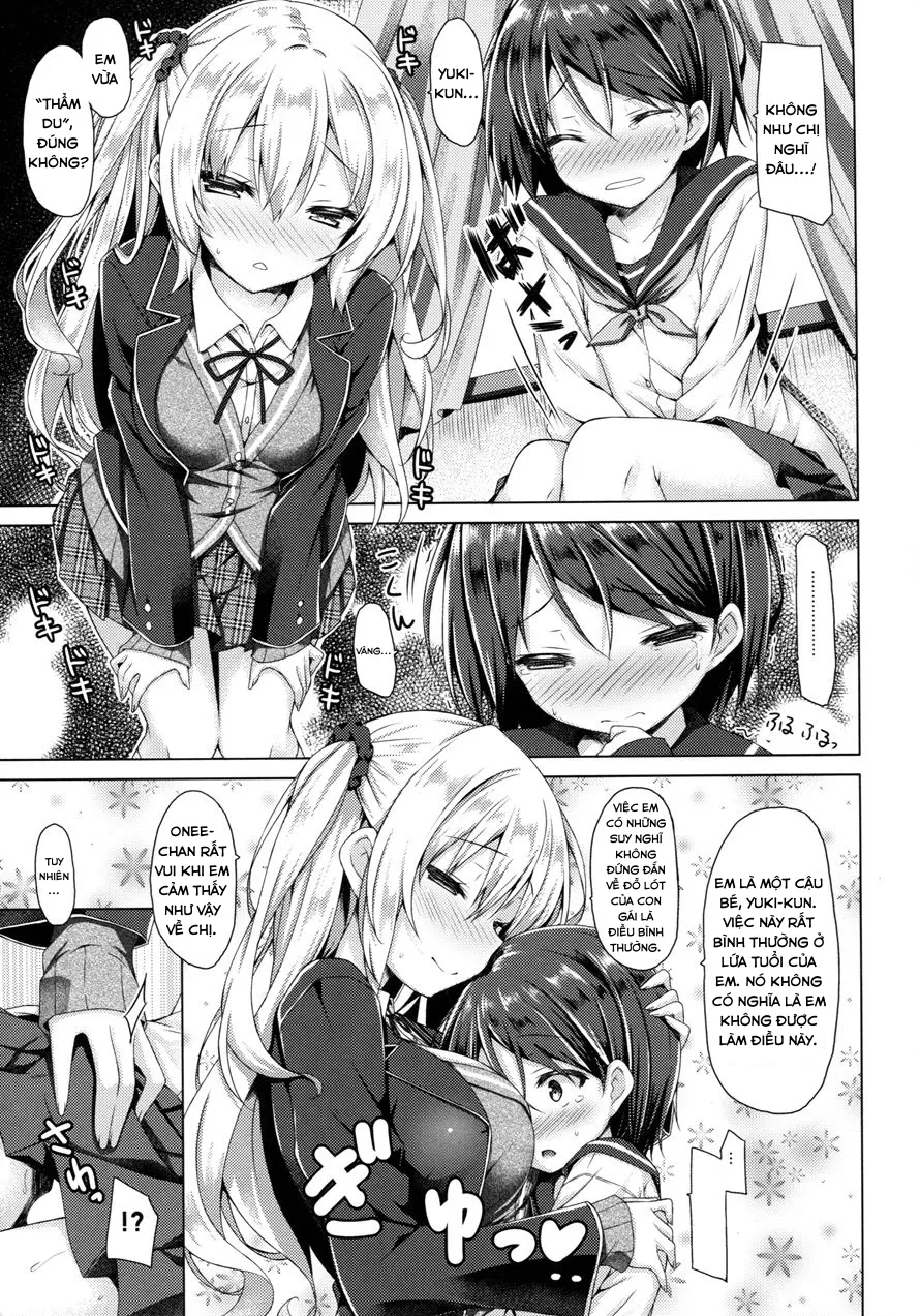 HentaiVN.net - Ảnh 8 - Onee-chan ga Otouto no xxx na Osewa o Suru no wa Gimu nandesu. - Chap 1