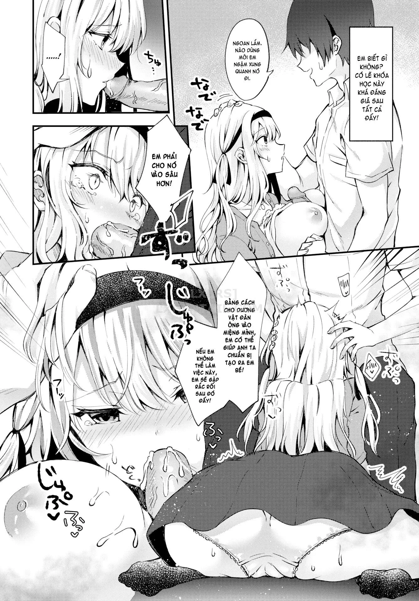 HentaiVN.net - Ảnh 10 - Teaching a Dumb Girl How to Make Babies! - Chap 1