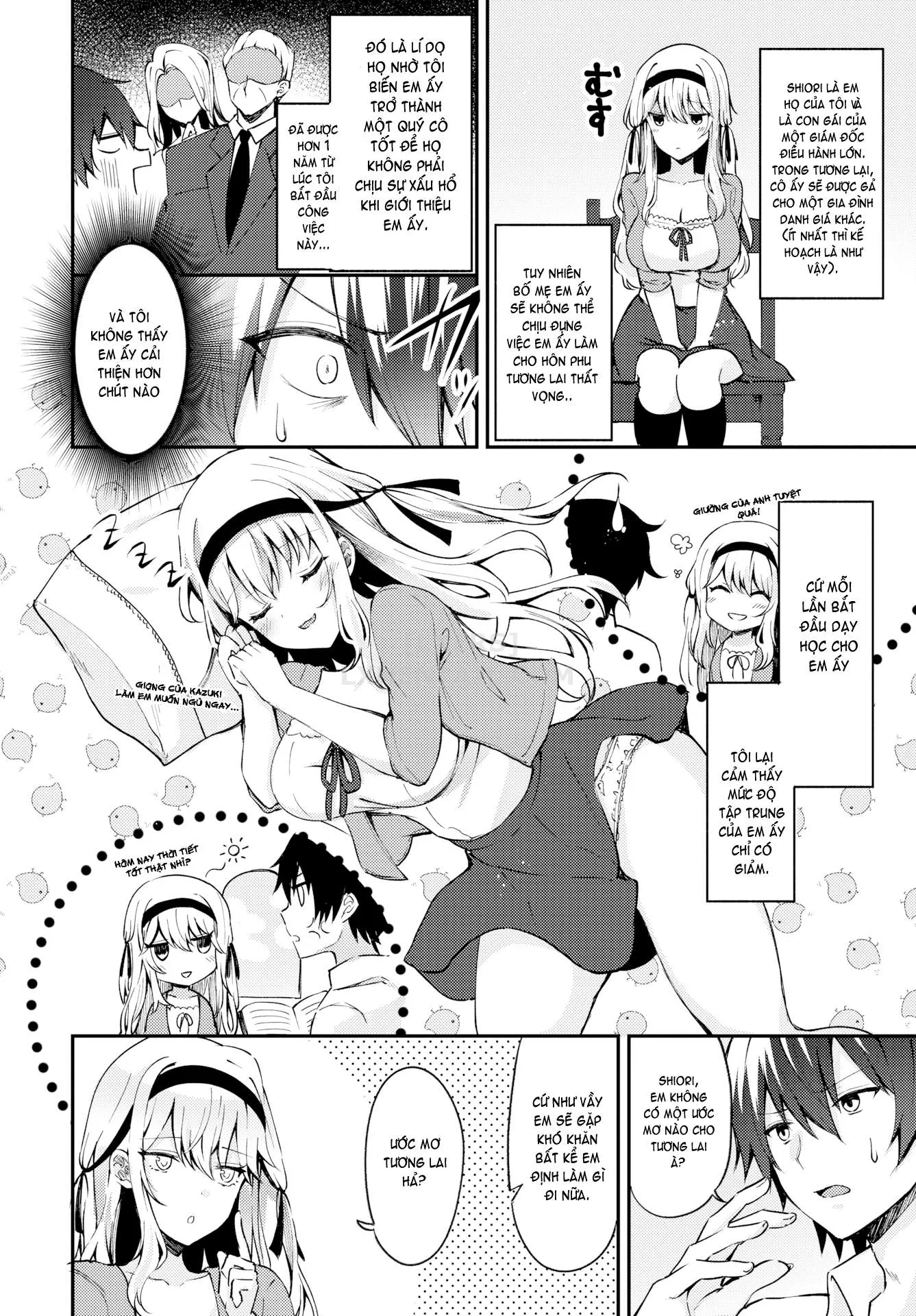 HentaiVN.net - Ảnh 6 - Teaching a Dumb Girl How to Make Babies! - Chap 1