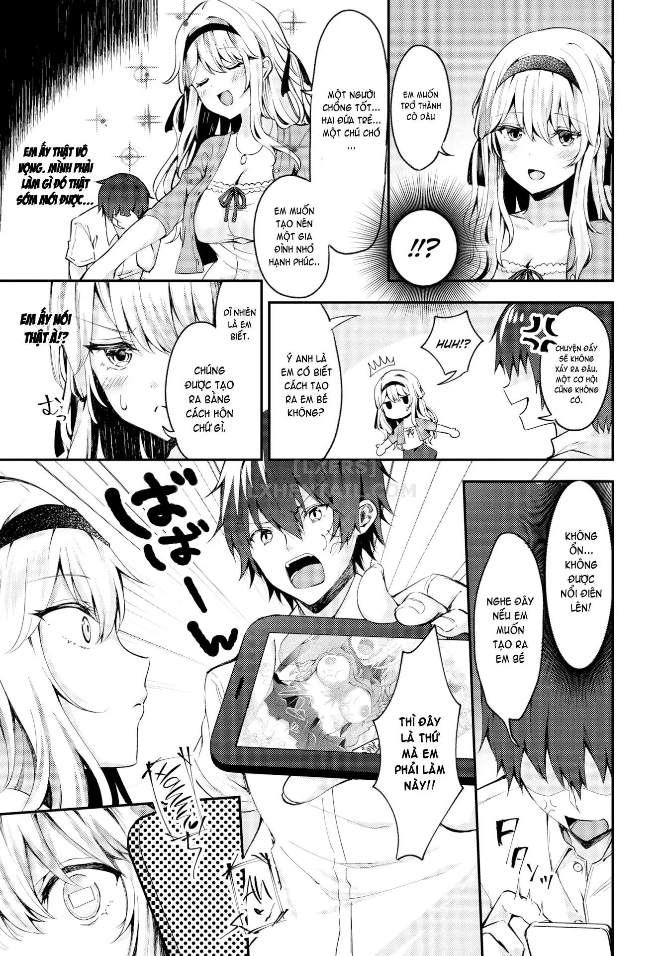 HentaiVN.net - Ảnh 7 - Teaching a Dumb Girl How to Make Babies! - Chap 1