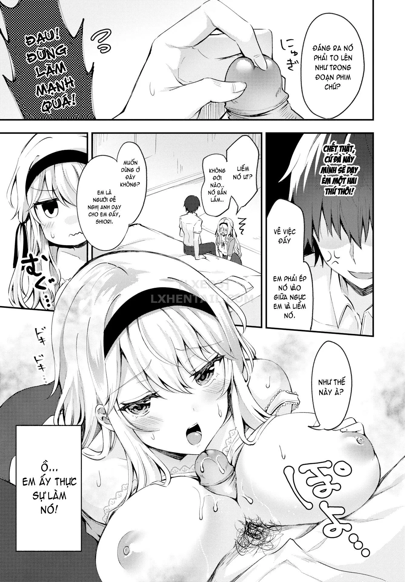 HentaiVN.net - Ảnh 9 - Teaching a Dumb Girl How to Make Babies! - Chap 1