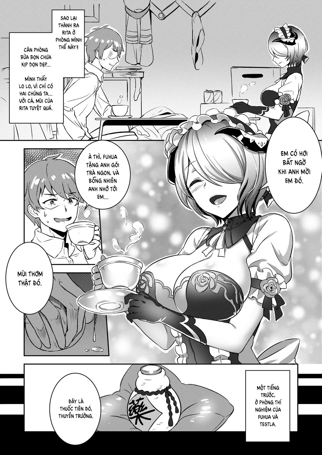 HentaiVN.net - Ảnh 3 - Tea Time With Rita - Chap 1