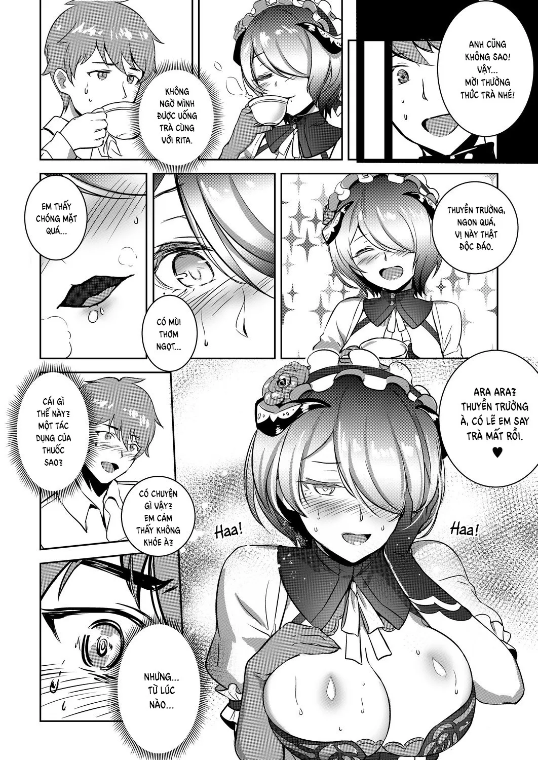 HentaiVN.net - Ảnh 5 - Tea Time With Rita - Chap 1