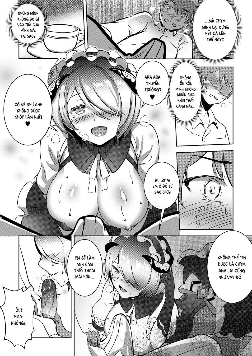HentaiVN.net - Ảnh 6 - Tea Time With Rita - Chap 1
