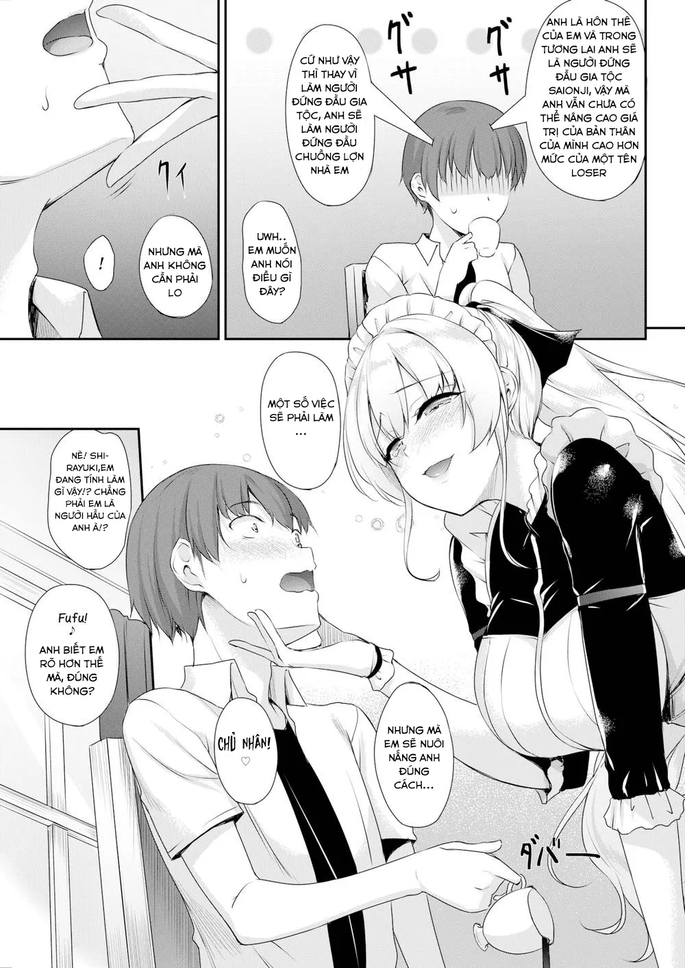 HentaiVN.net - Ảnh 3 - Shirayukijou no Gohoushi Lesson - Chap 1