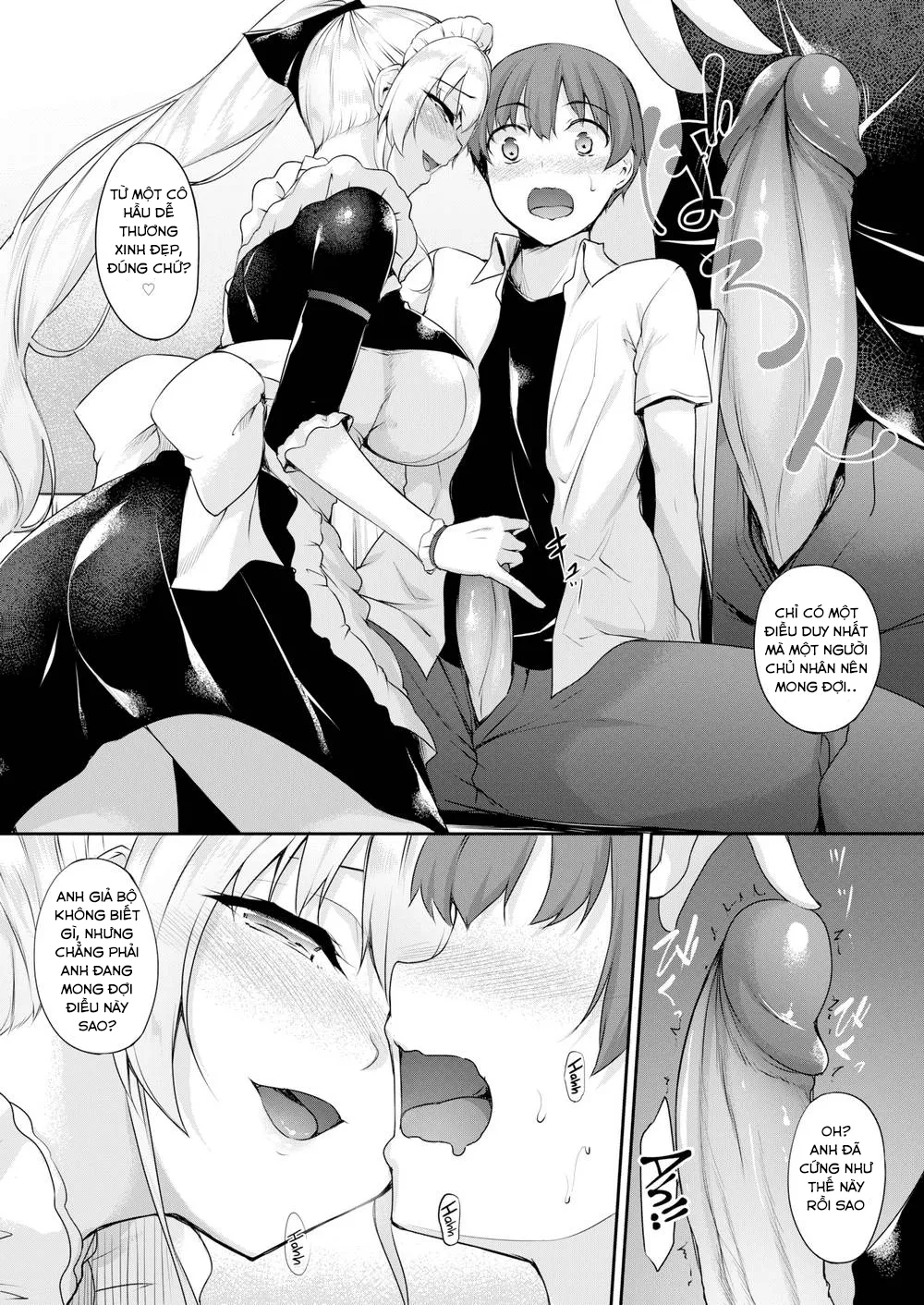 HentaiVN.net - Ảnh 4 - Shirayukijou no Gohoushi Lesson - Chap 1