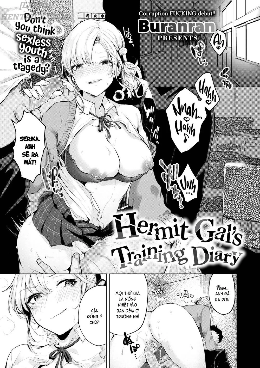 HentaiVN.net - Ảnh 4 - Hermit Gal’s Training Diary - Chap 1