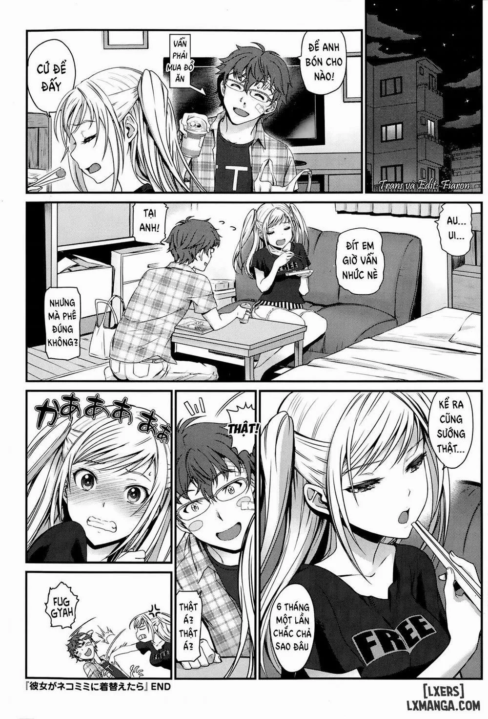 HentaiVN.net - Ảnh 20 - Kanojo ga Nekomimi ni Kigaetara - Chap 1