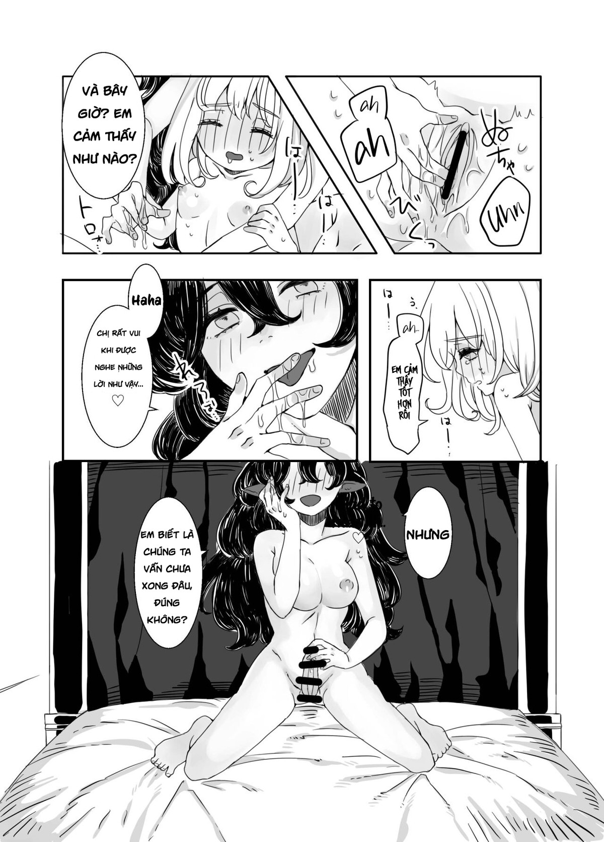 HentaiVN.net - Ảnh 21 - Futanari Onee-san to Onnanoko ga (Futa) - Chap 1