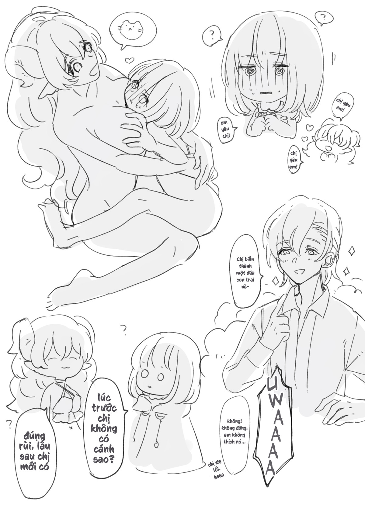 HentaiVN.net - Ảnh 27 - Futanari Onee-san to Onnanoko ga (Futa) - Chap 2