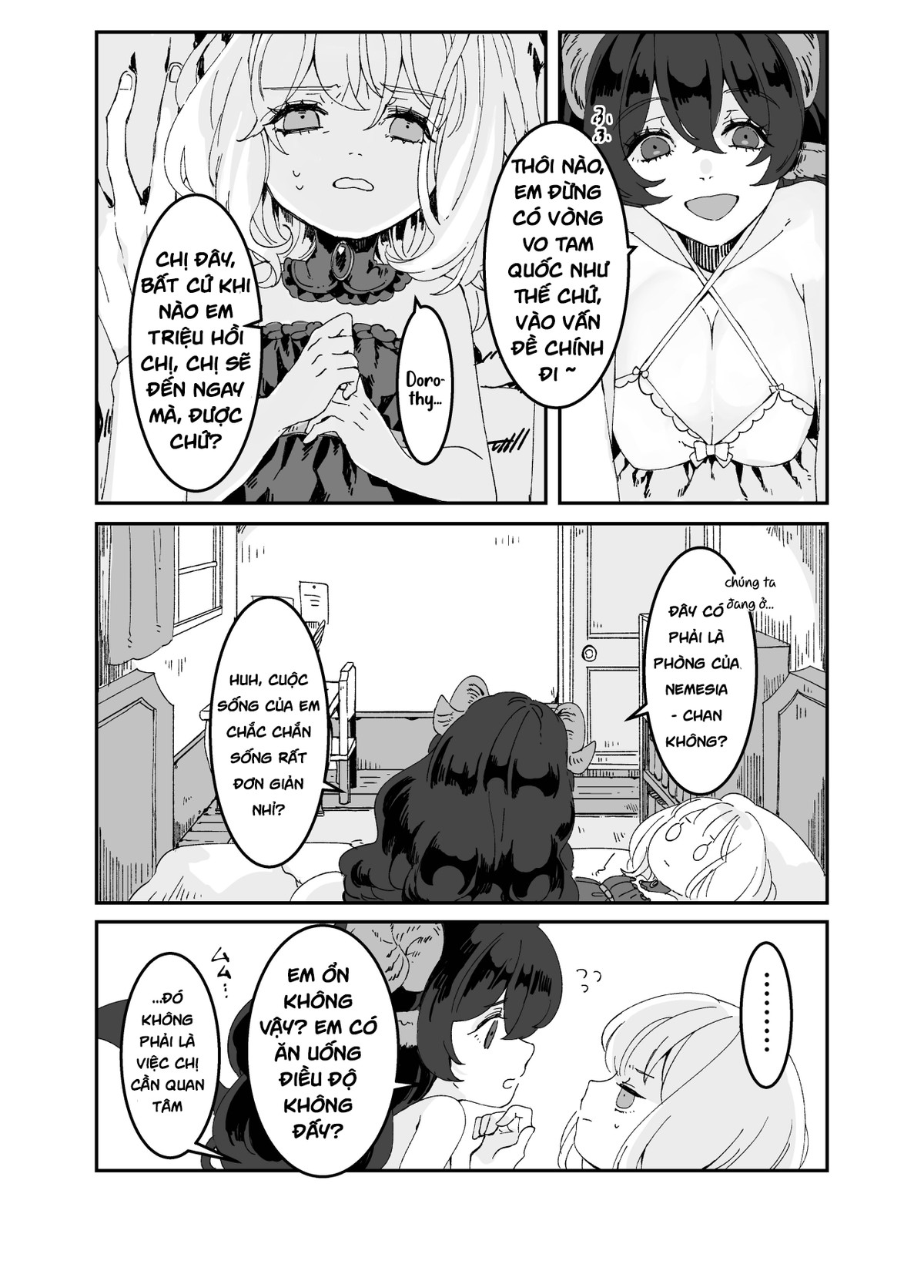 HentaiVN.net - Ảnh 5 - Futanari Onee-san to Onnanoko ga (Futa) - Chap 2
