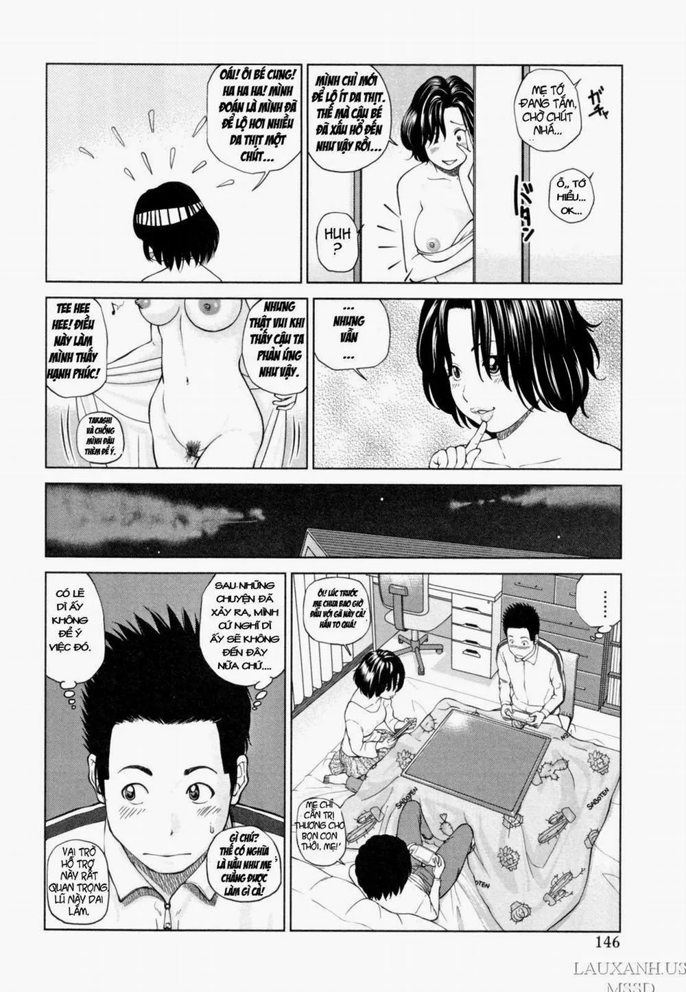 HentaiVN.net - Ảnh 4 - Seduced by my friend mom - Chap 1