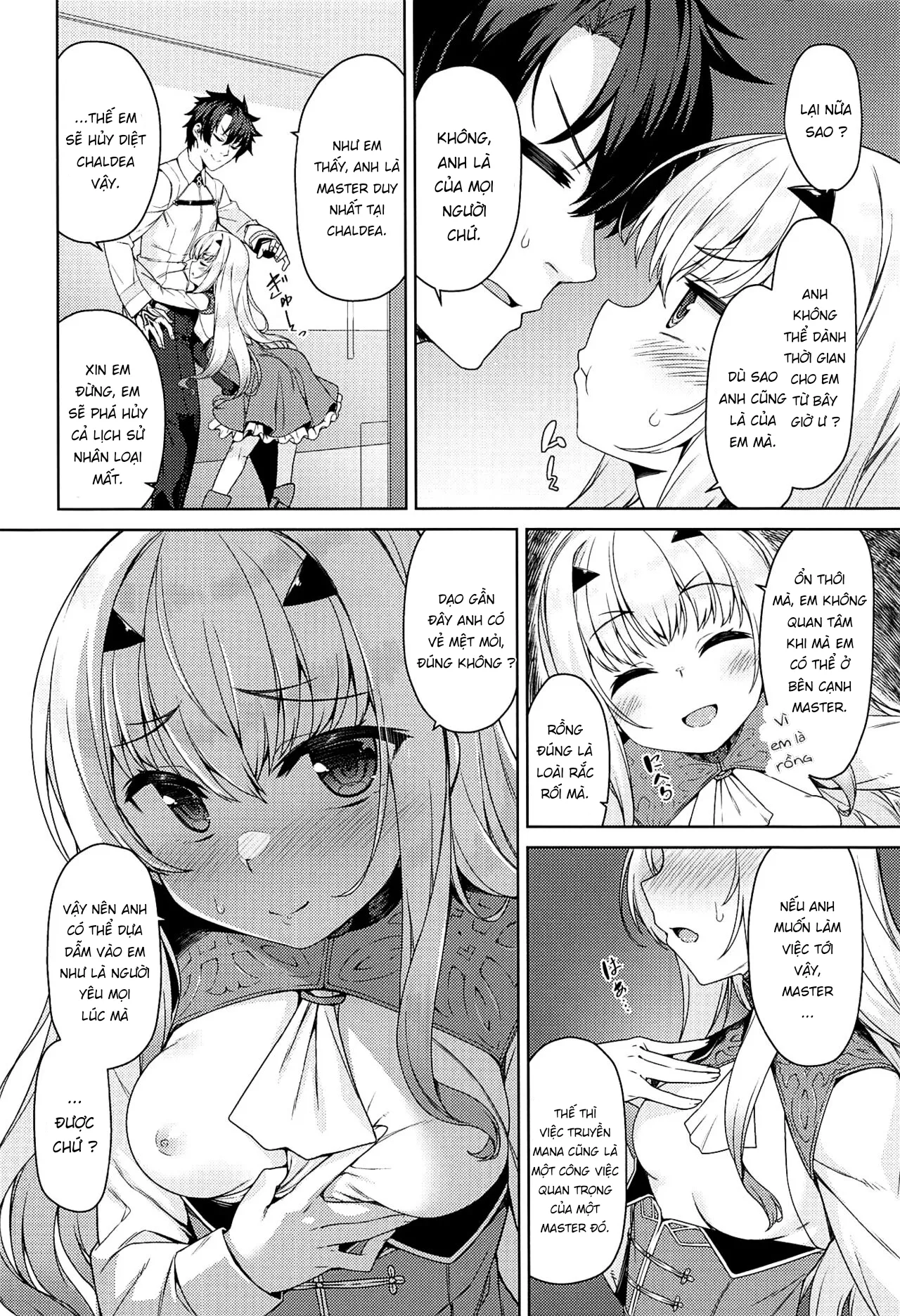 HentaiVN.net - Ảnh 3 - Dù sao thì em cũng là rồng mà ! [Datte Ryuu nanode;After all, I'm a dragon;だって竜なので] - Chap 1