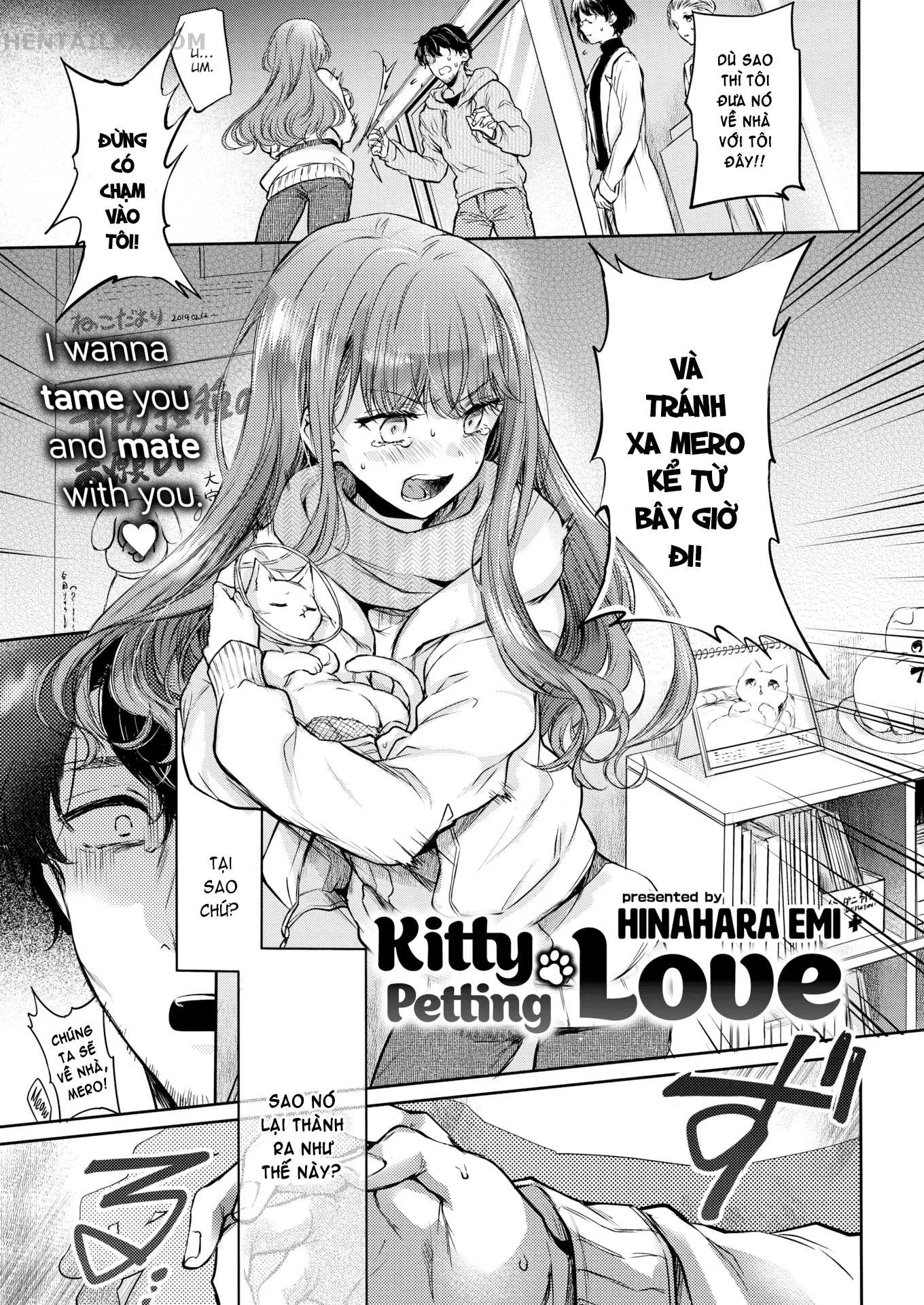HentaiVN.net - Ảnh 2 - Kitty Petting Love - Chap 1