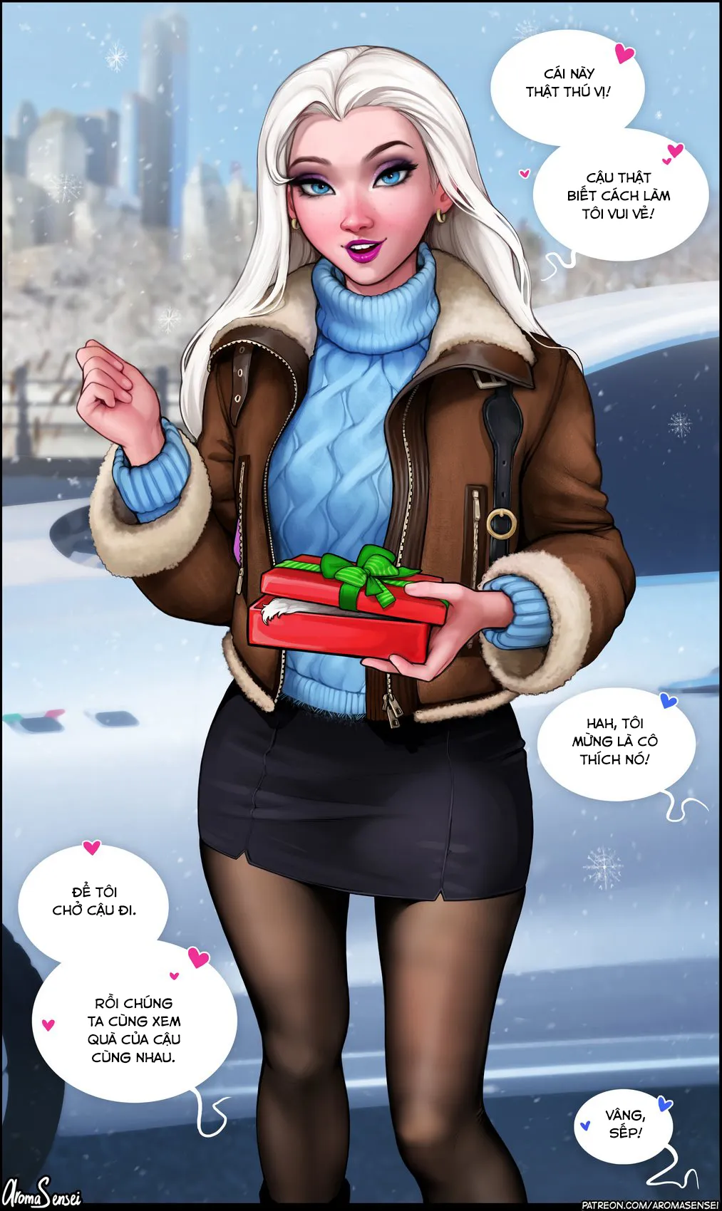 HentaiVN.net - Ảnh 3 - X-mas present for Elsa! - Chap 1