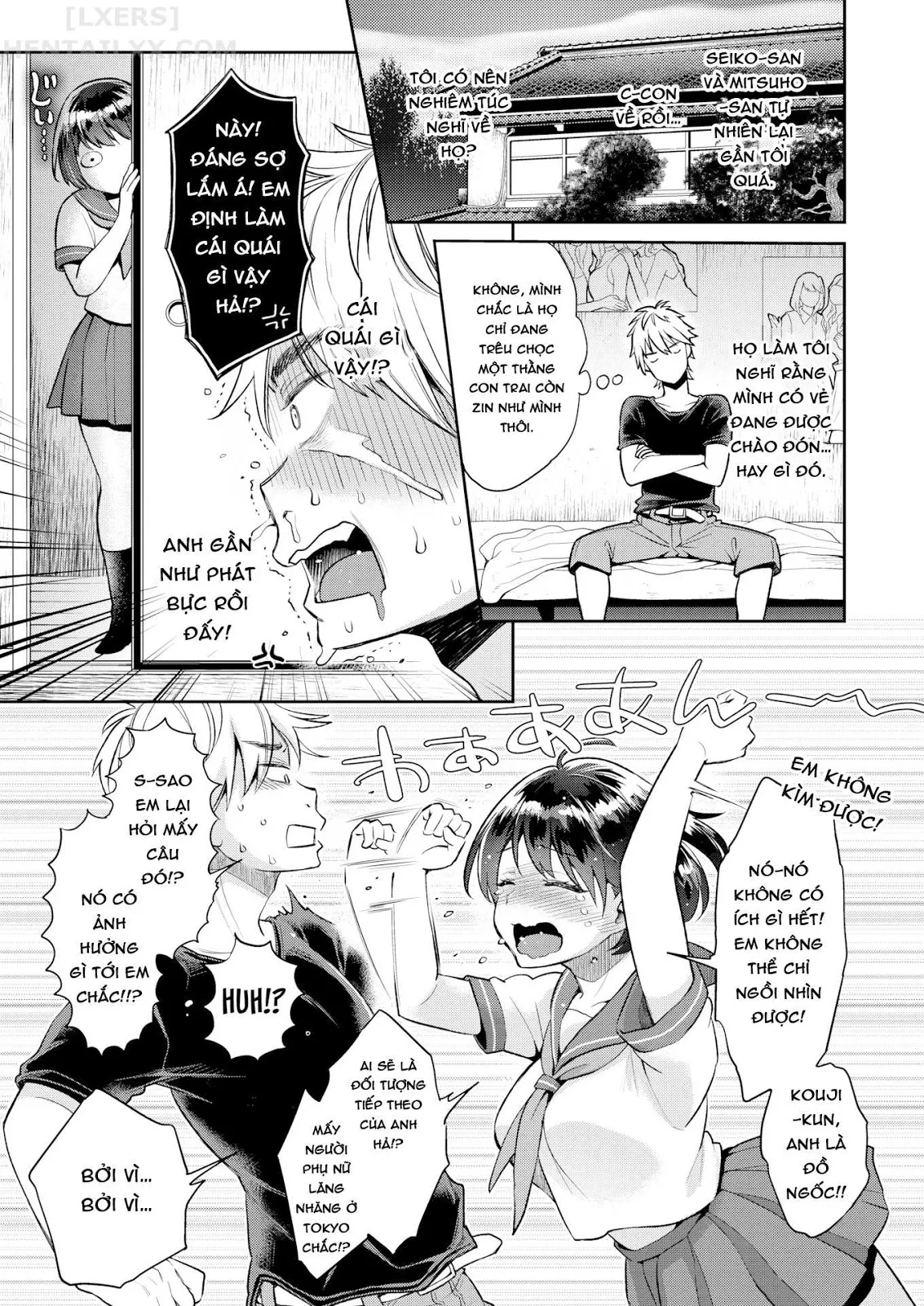 HentaiVN.net - Ảnh 14 - Horny Hometown [~Tomoe Challenge~] - Chap 1