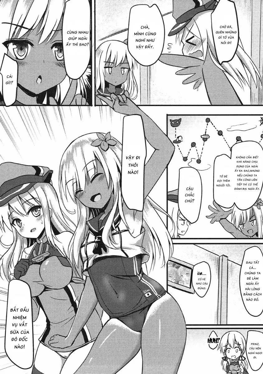 HentaiVN.net - Ảnh 12 - Doitsu Kanmusu Seieki o Shiboridasu Sakusen (Kantai Collection -KanColle-) [ドイツ艦娘 精液を搾り出す作戦 (艦隊これくしょん -艦これ-)] - Chap 1