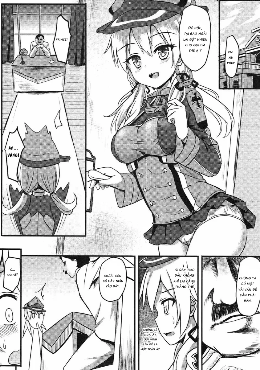 HentaiVN.net - Ảnh 4 - Doitsu Kanmusu Seieki o Shiboridasu Sakusen (Kantai Collection -KanColle-) [ドイツ艦娘 精液を搾り出す作戦 (艦隊これくしょん -艦これ-)] - Chap 1