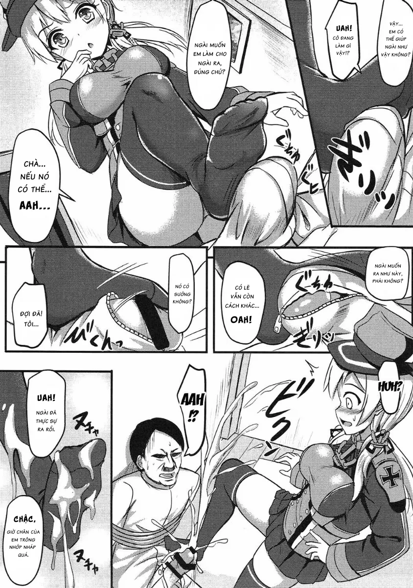 HentaiVN.net - Ảnh 6 - Doitsu Kanmusu Seieki o Shiboridasu Sakusen (Kantai Collection -KanColle-) [ドイツ艦娘 精液を搾り出す作戦 (艦隊これくしょん -艦これ-)] - Chap 1