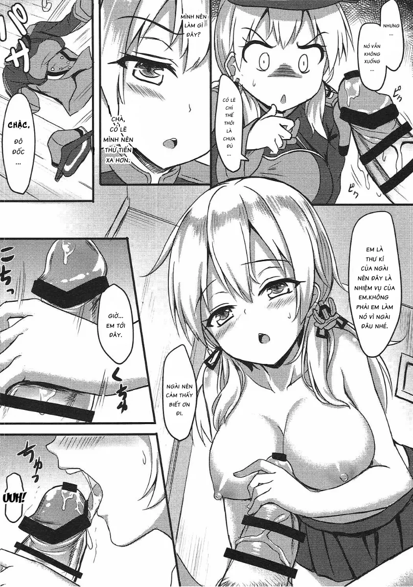 HentaiVN.net - Ảnh 7 - Doitsu Kanmusu Seieki o Shiboridasu Sakusen (Kantai Collection -KanColle-) [ドイツ艦娘 精液を搾り出す作戦 (艦隊これくしょん -艦これ-)] - Chap 1