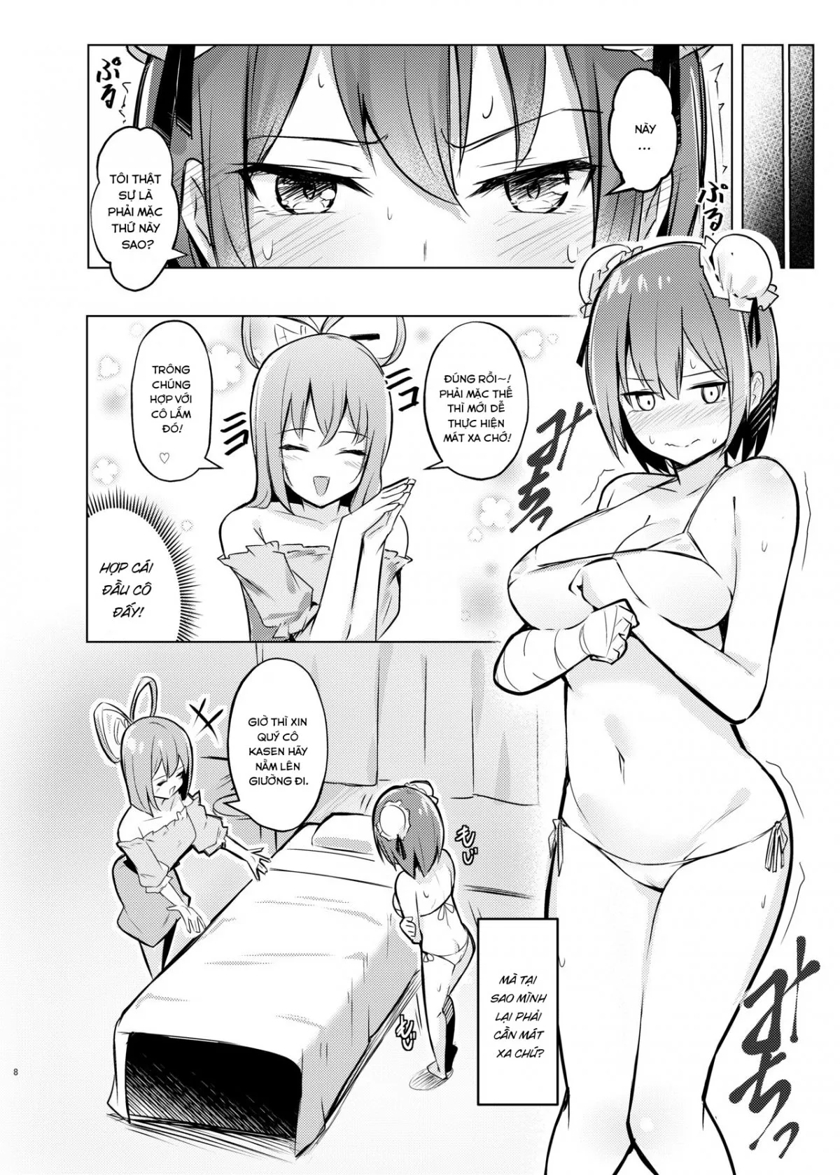 HentaiVN.net - Ảnh 7 - Sách về Kasen bị Seiga mát xa dú (Touhou Project) [Kasen-chan ga Seiga-san ni Massage sareru Hon (Touhou Project)] - Chap 1