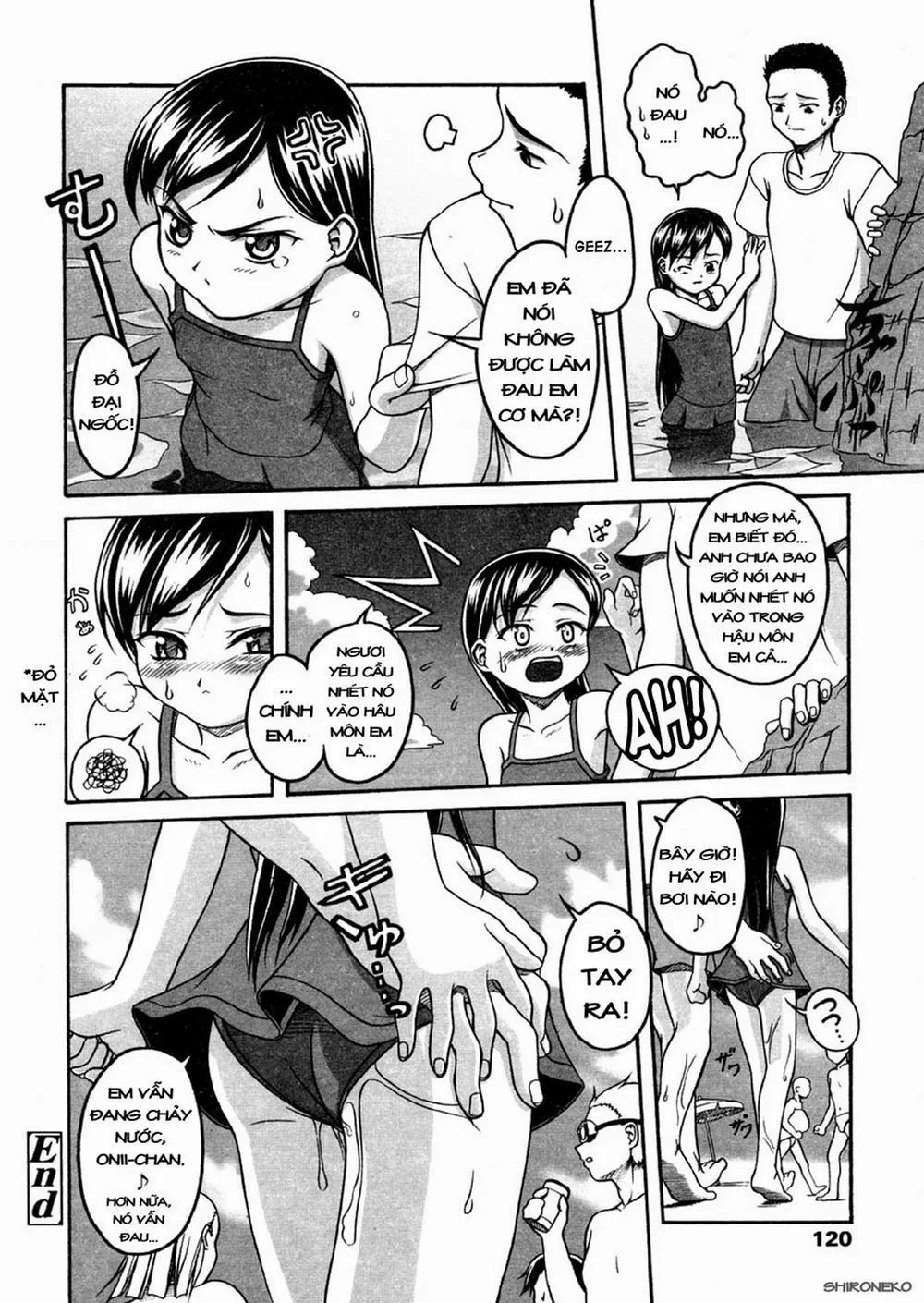 HentaiVN.net - Ảnh 17 - Anal Water - Love with a grade school girl in a swimsuit - Chap 1