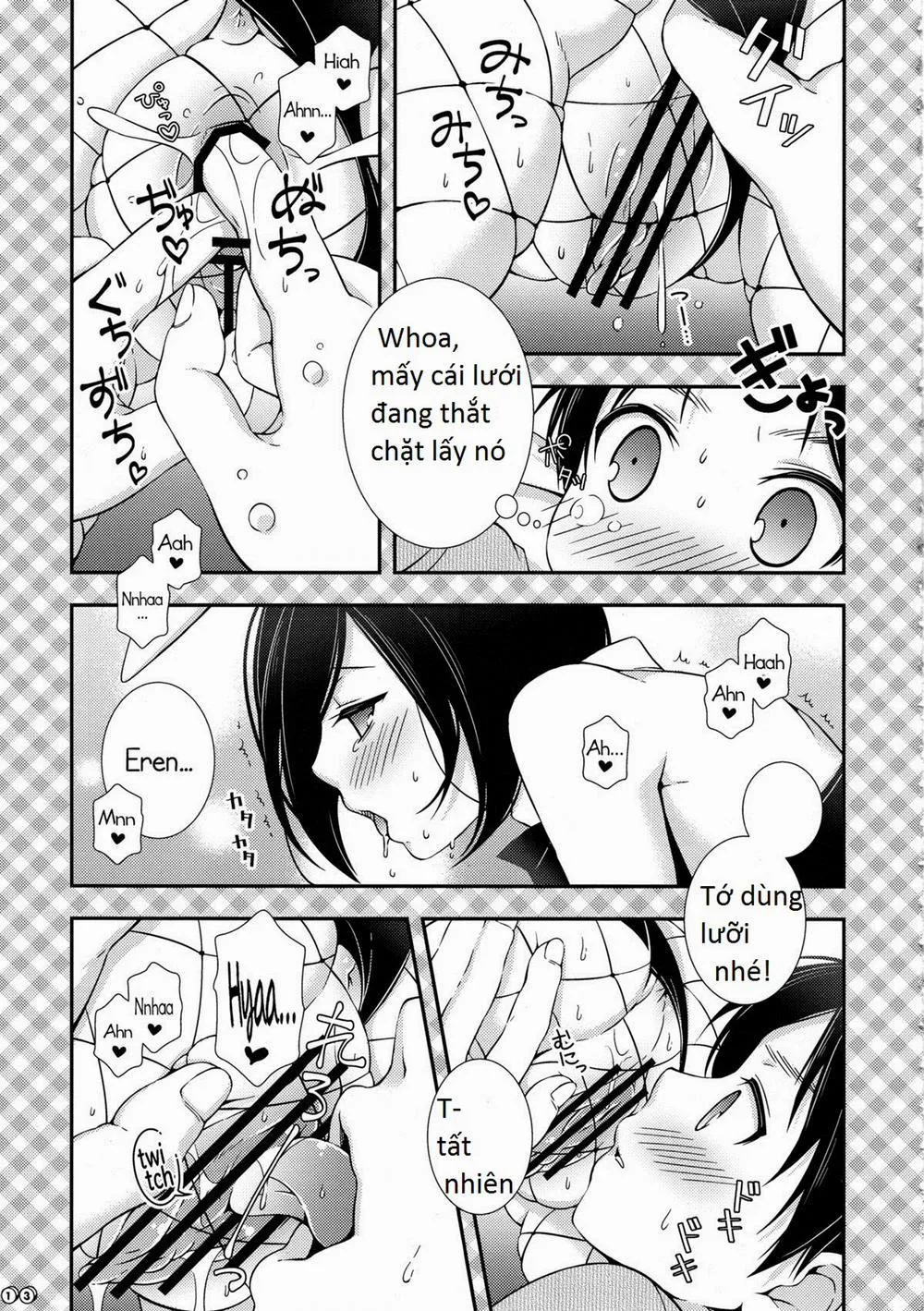HentaiVN.net - Ảnh 13 - Bunny Girl no Mikasa to Eroi koto suru Hon (Shingeki No Kyojin) - Chap 1
